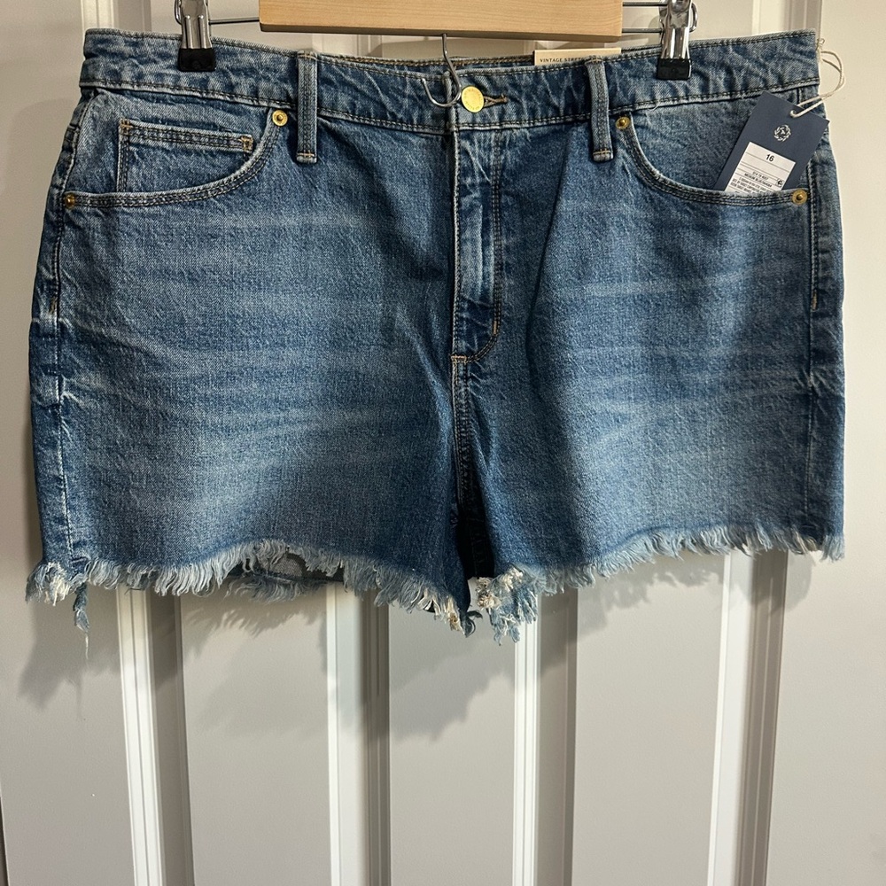 Universal Thread Blue Distressed Jean Shorts